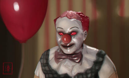 American Horror Story Brain Clown